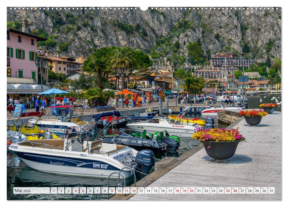 Unterwegs am Gardasee (CALVENDO Premium Wandkalender 2024)