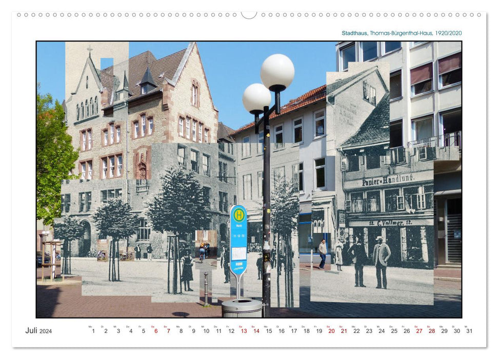 Göttingen, Photographische ZEIT-SCHNITTE (CALVENDO Premium Wandkalender 2024)