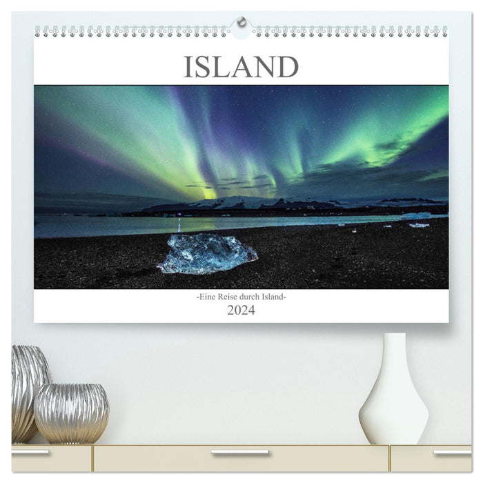 Island -Eine Reise durch Island- (CALVENDO Premium Wandkalender 2024)