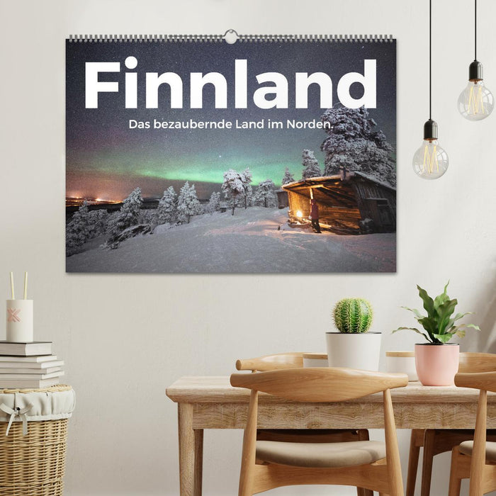 Finlande - Le pays enchanteur du nord. (Calendrier mural CALVENDO 2024) 