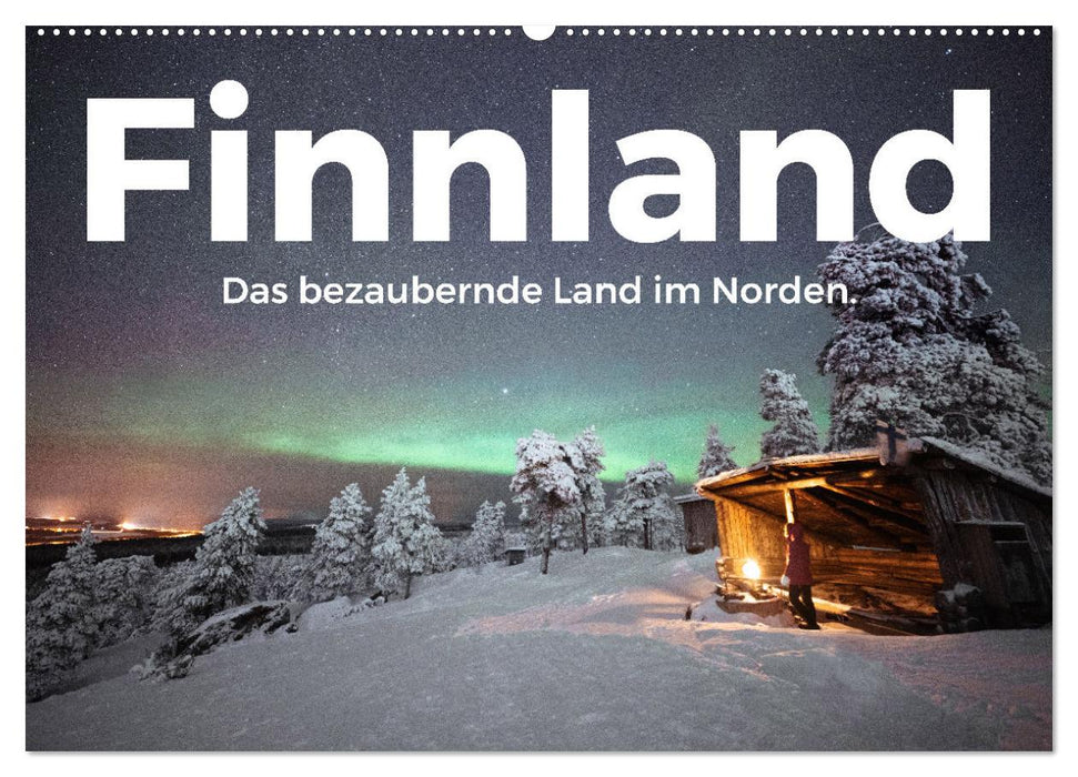 Finlande - Le pays enchanteur du nord. (Calendrier mural CALVENDO 2024) 
