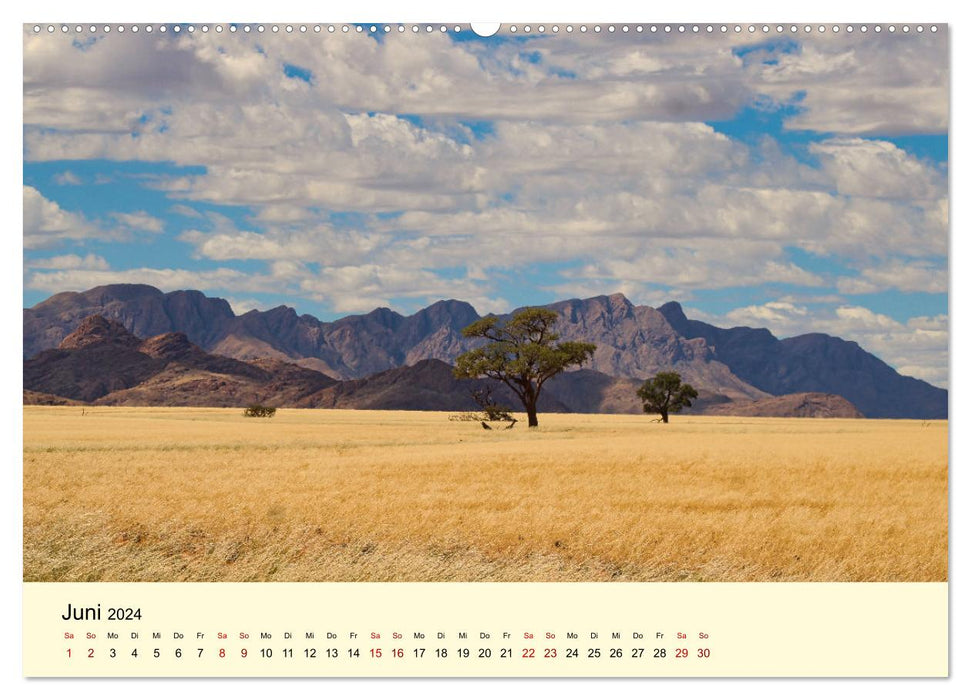 Namibia - Endlose Weiten im Süden Afrikas (CALVENDO Premium Wandkalender 2024)