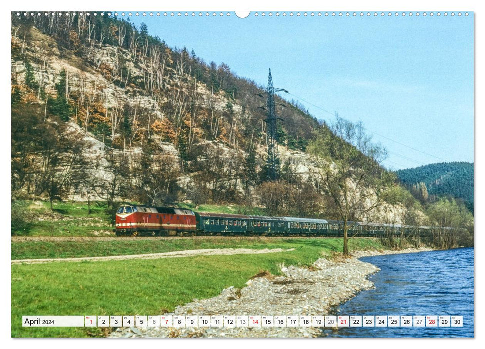 Reichsbahn en couleur (Calendrier mural CALVENDO 2024) 