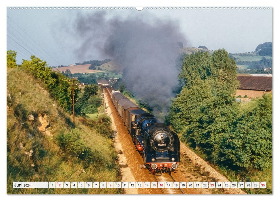 Reichsbahn in Color (CALVENDO Wandkalender 2024)