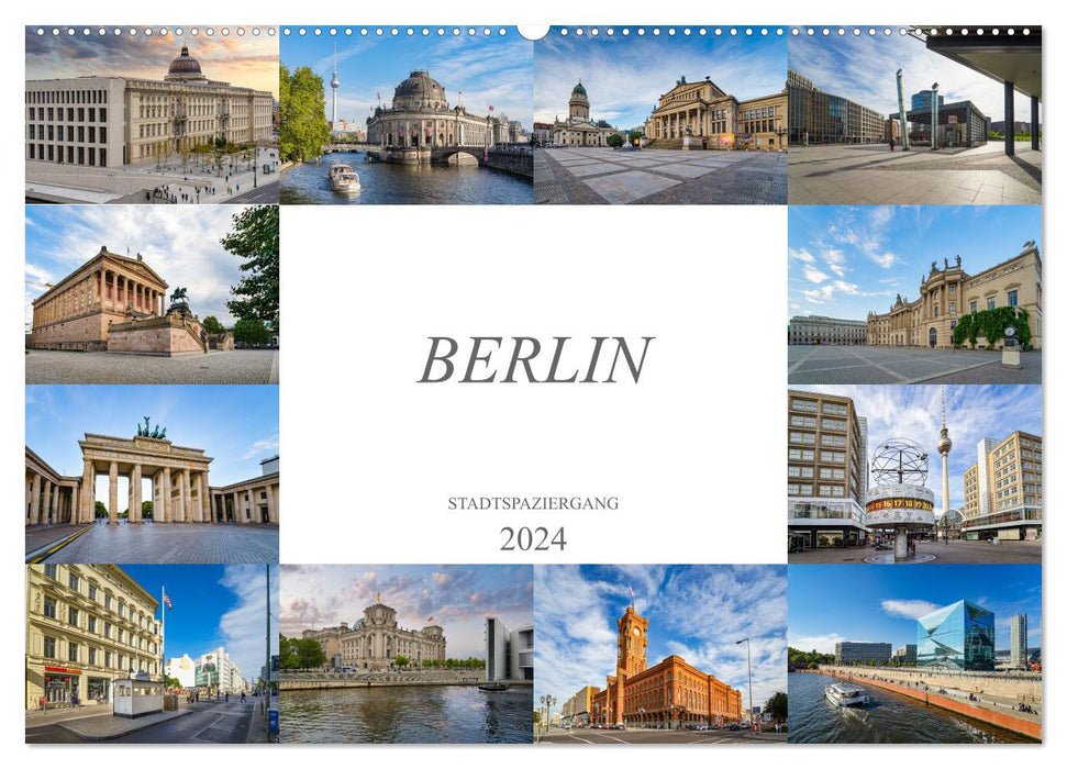 Berlin Stadtspaziergang (CALVENDO Wandkalender 2024)