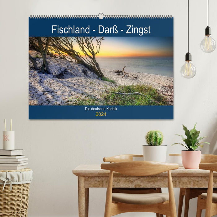 Fischland - Darß- Zingst (CALVENDO Wandkalender 2024)