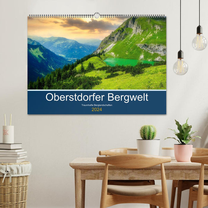 Oberstdorfer Bergwelt (CALVENDO Wandkalender 2024)