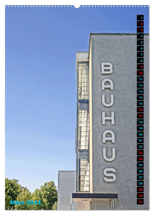 100 Jahre Bauhaus Dessau (CALVENDO Wandkalender 2024)