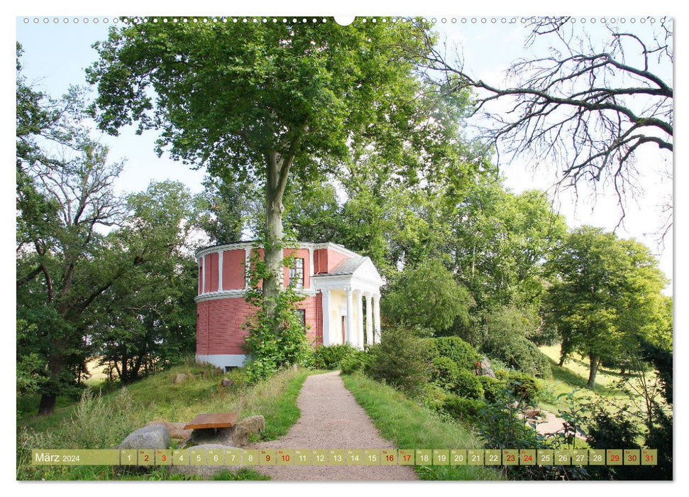 Dans le royaume des jardins de Wörlitz (calendrier mural CALVENDO 2024) 