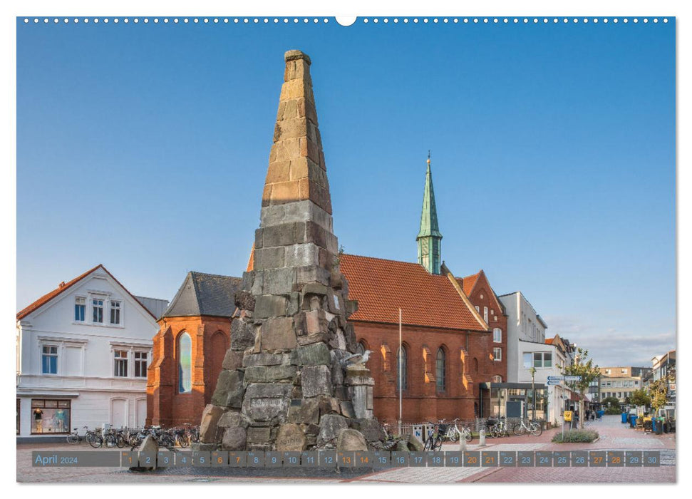 Île de Norderney en mer du Nord (calendrier mural CALVENDO 2024) 