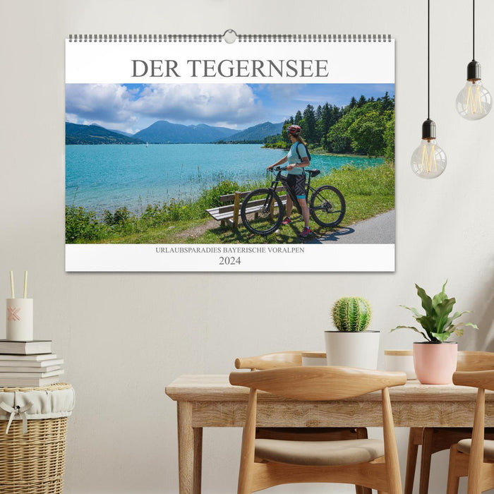 Le Tegernsee - paradis de vacances Préalpes bavaroises (calendrier mural CALVENDO 2024) 