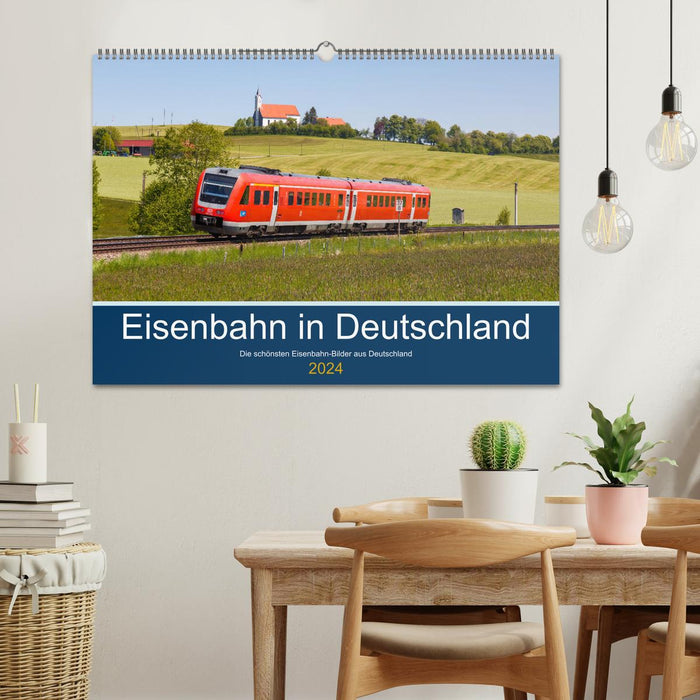 Eisenbahn in Deutschland (CALVENDO Wandkalender 2024)