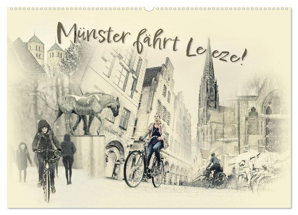 Münster conduit Leeze ! (Calendrier mural CALVENDO 2024) 