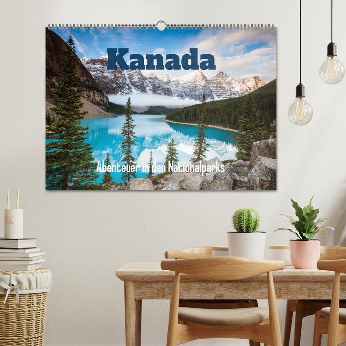 Canada - Aventures dans les parcs nationaux (Calendrier mural CALVENDO 2024) 