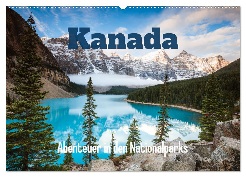 Canada - Aventures dans les parcs nationaux (Calendrier mural CALVENDO 2024) 