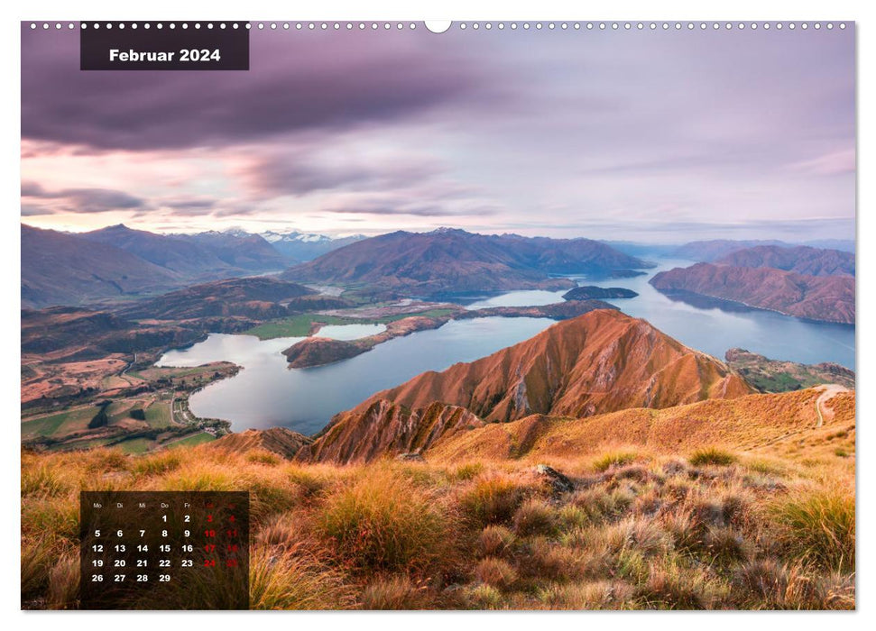 Neuseeland - Traumlandschaften aus einem Naturparadies (CALVENDO Wandkalender 2024)