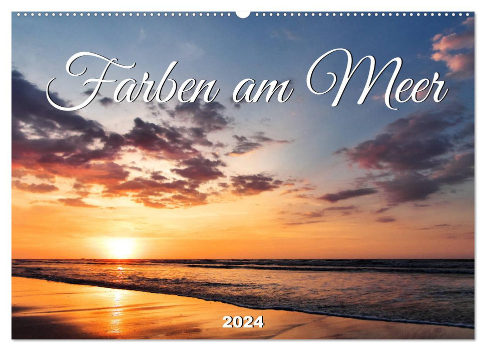 Farben am Meer (CALVENDO Wandkalender 2024)