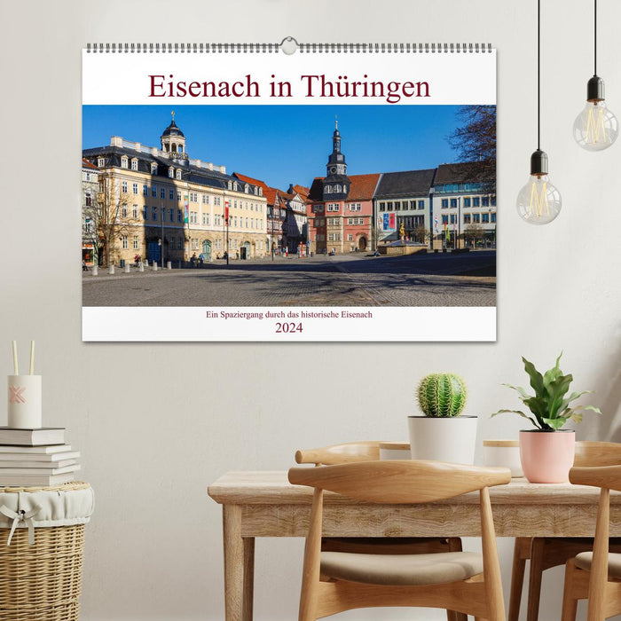 Eisenach en Thuringe (calendrier mural CALVENDO 2024) 