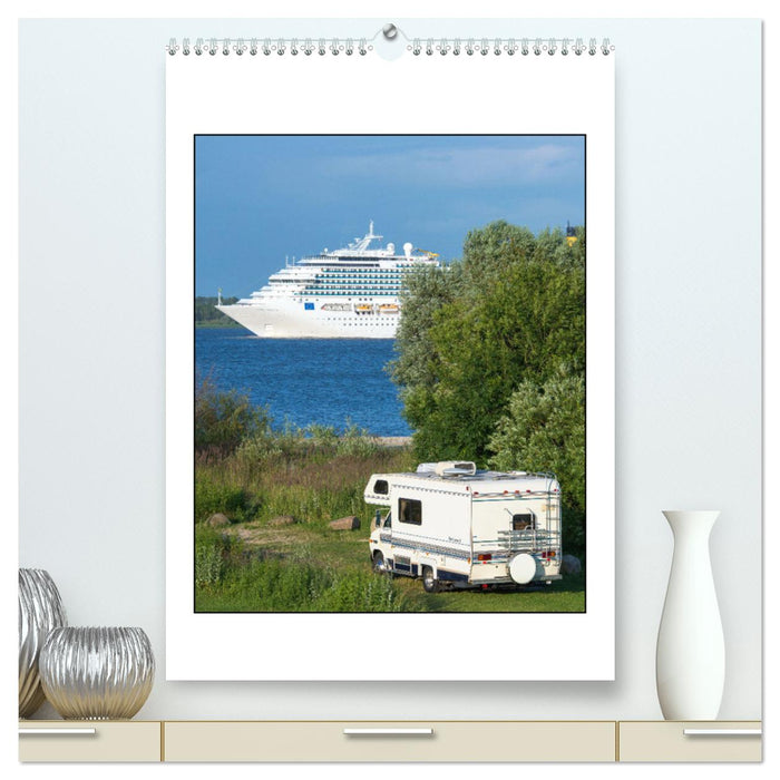 BONHEUR DE CAMPING - Votre agenda de vacances (Calendrier mural CALVENDO Premium 2024) 