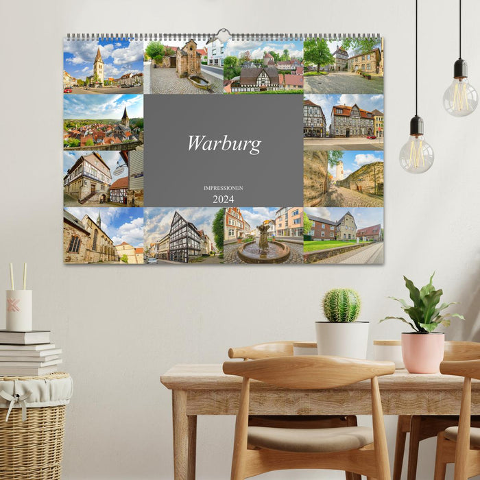 Warburg Impressionen (CALVENDO Wandkalender 2024)