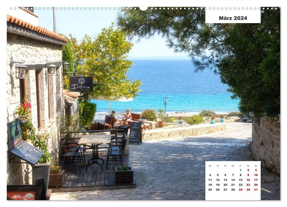 Chalkidiki - Griechenlands schönste Halbinsel (CALVENDO Wandkalender 2024)