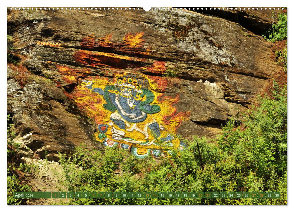 Mystische Wesen – Buddhistische Kunst im Himalaya (CALVENDO Wandkalender 2024)
