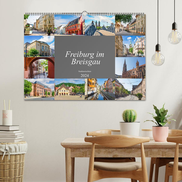 Freiburg im Breisgau Impressionen (CALVENDO Wandkalender 2024)