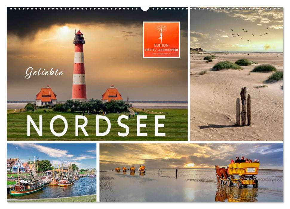 Geliebte Nordsee (CALVENDO Wandkalender 2024)