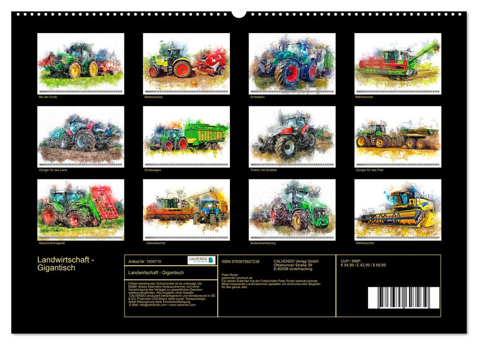 Landwirtschaft - Gigantisch (CALVENDO Wandkalender 2024)