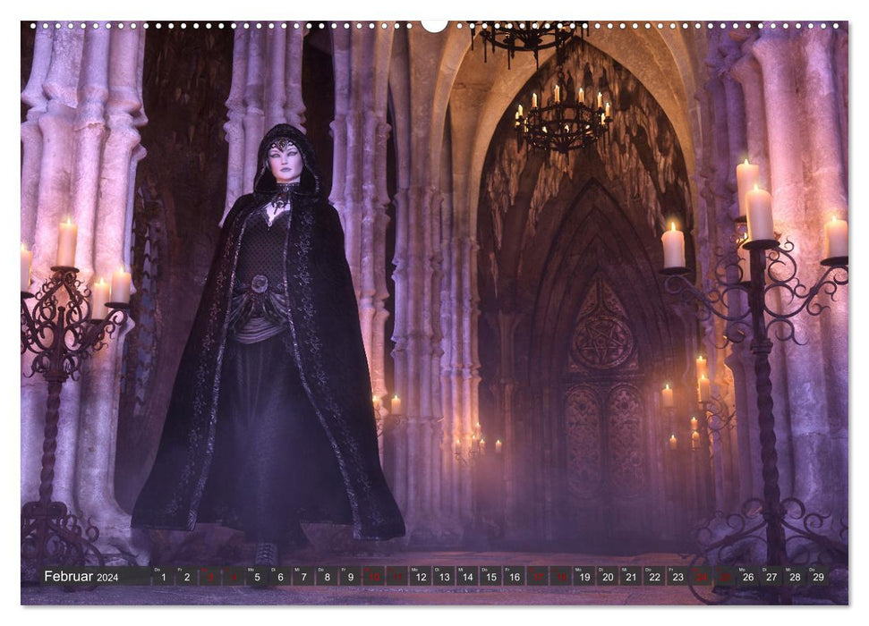 Gothic Sehnsucht (CALVENDO Premium Wandkalender 2024)