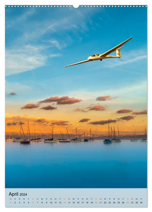 Segelfliegen - einfach Spaß (CALVENDO Premium Wandkalender 2024)