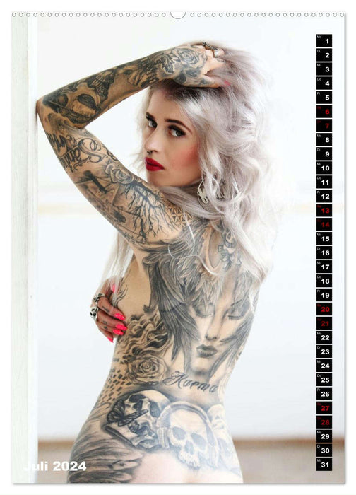 Beauty Tattoo 2024 (CALVENDO Premium Wandkalender 2024)