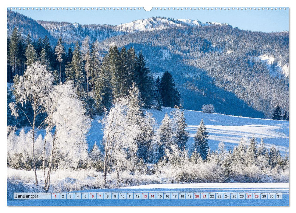 Dachstein und Schladminger Tauern (CALVENDO Premium Wandkalender 2024)