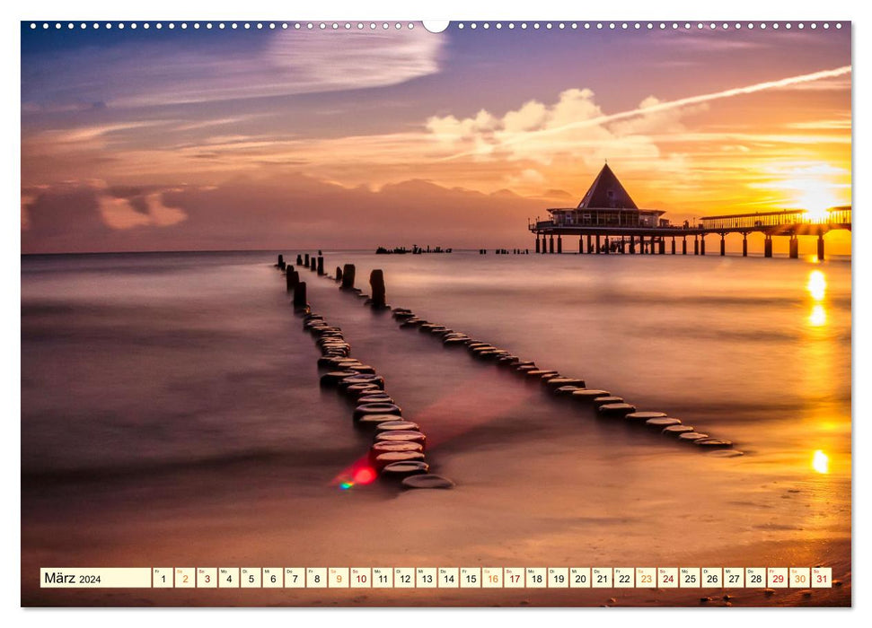 Romantische Ostsee - mein Urlaub (CALVENDO Premium Wandkalender 2024)