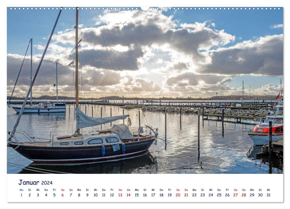 Maritime Schlei (CALVENDO Premium Wandkalender 2024)