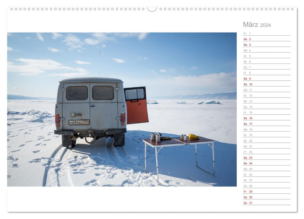 Baikalsee und Kastenbrot (CALVENDO Premium Wandkalender 2024)