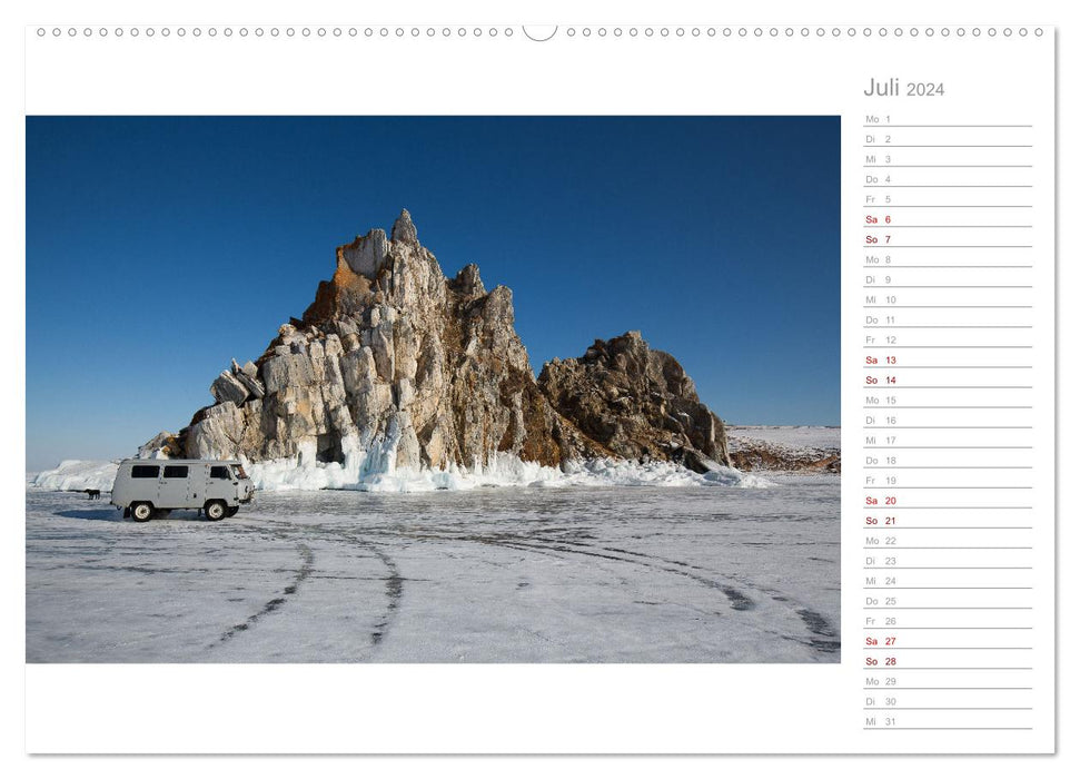 Baikalsee und Kastenbrot (CALVENDO Premium Wandkalender 2024)