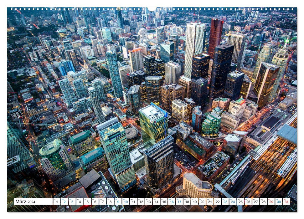 Metropolen - die schönsten Weltstädte von oben (CALVENDO Wandkalender 2024)