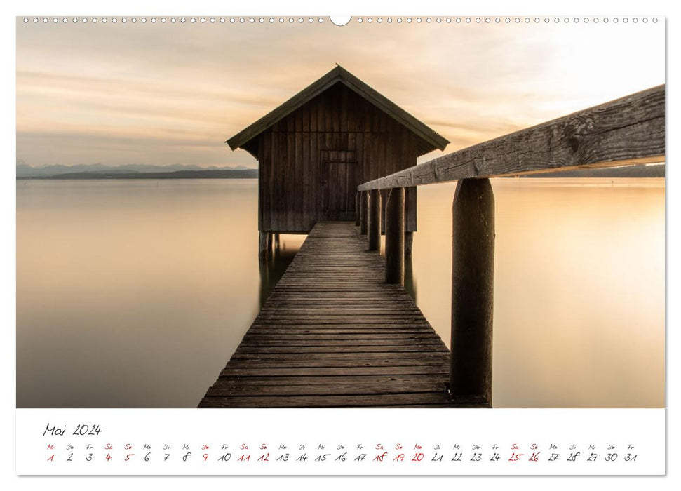 Sonnenuntergang am Ammersee (CALVENDO Wandkalender 2024)