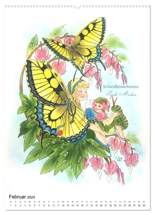 Schmetterlings-Elfen (CALVENDO Wandkalender 2024)