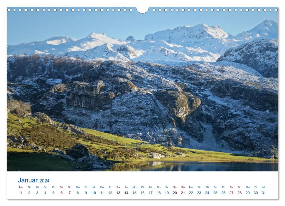 Nordspanien - Wilde Küsten und Berge (CALVENDO Wandkalender 2024)