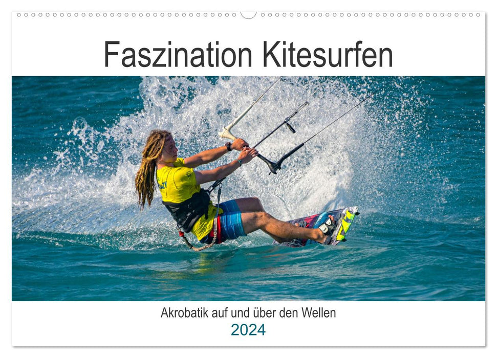 Faszination Kitesurfen (CALVENDO Wandkalender 2024)