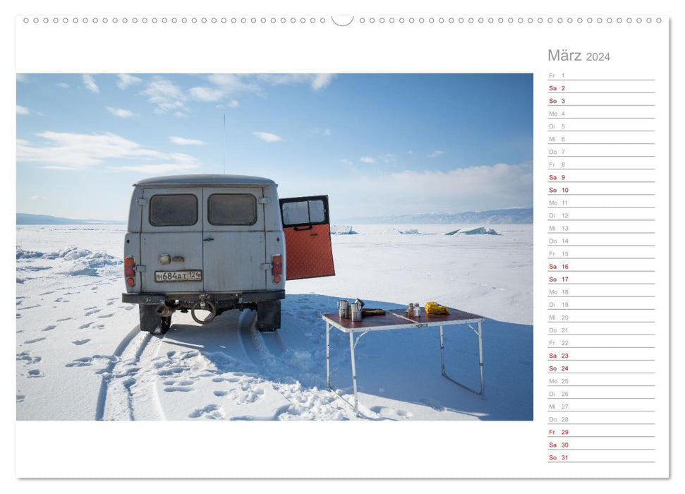 Baikalsee und Kastenbrot (CALVENDO Wandkalender 2024)