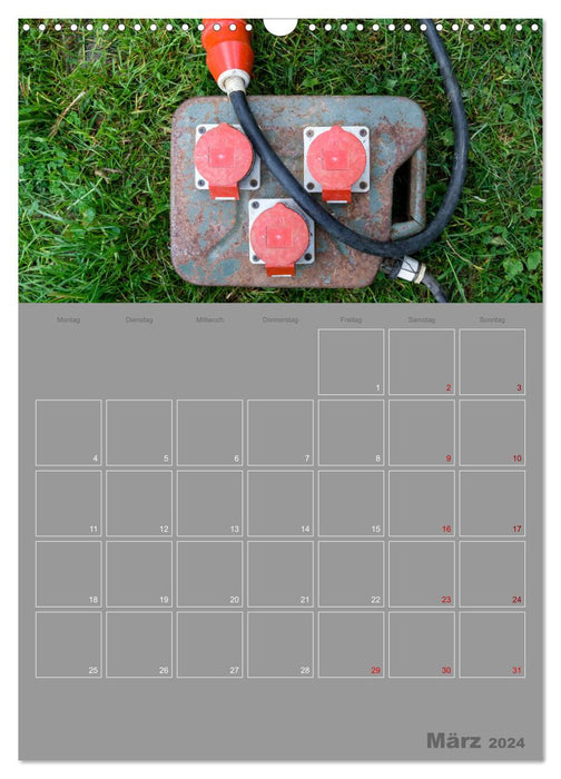 Brandgefährliche elektrische Anlagen (CALVENDO Wandkalender 2024)