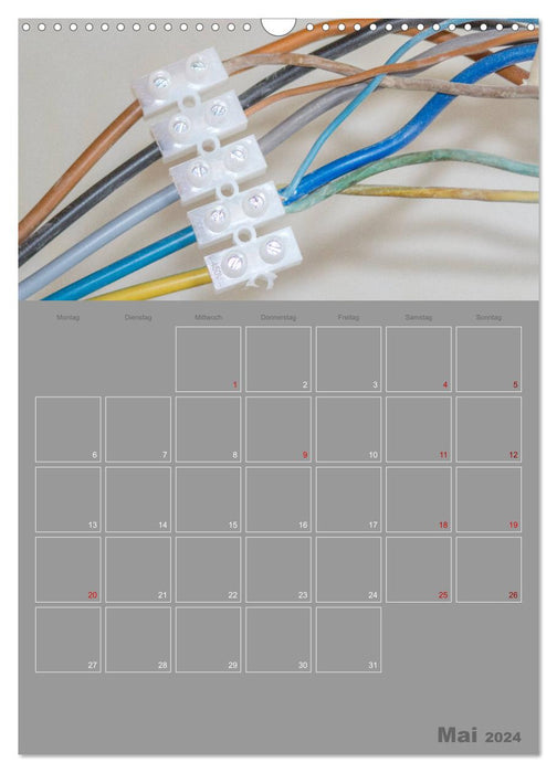 Brandgefährliche elektrische Anlagen (CALVENDO Wandkalender 2024)