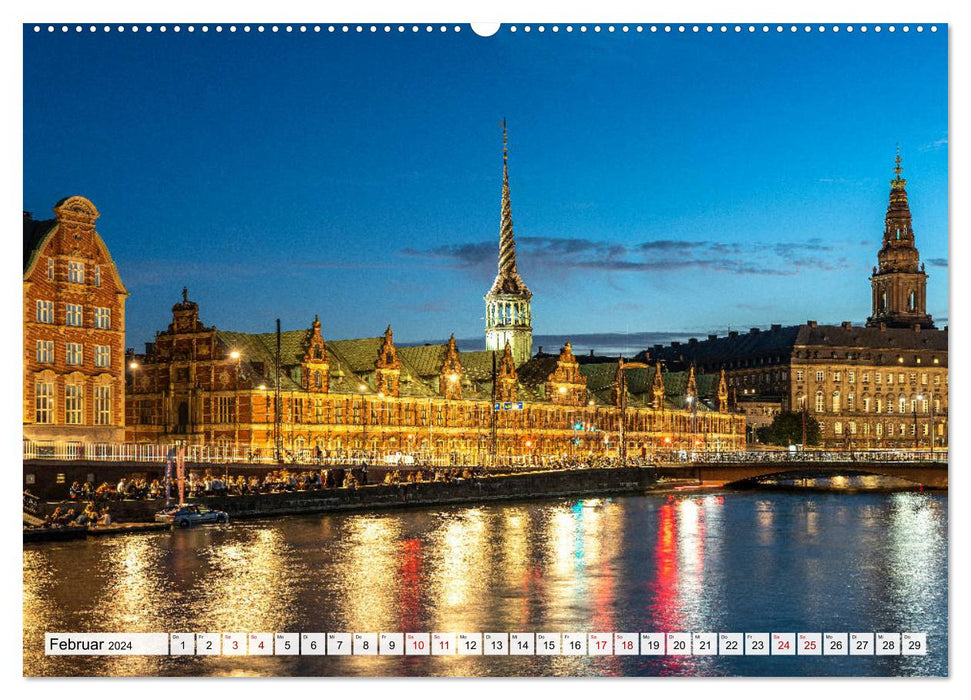 Dänemark - Kopenhagen (CALVENDO Wandkalender 2024)