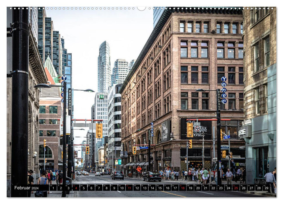 Toronto - Kanadas Metropole (CALVENDO Wandkalender 2024)
