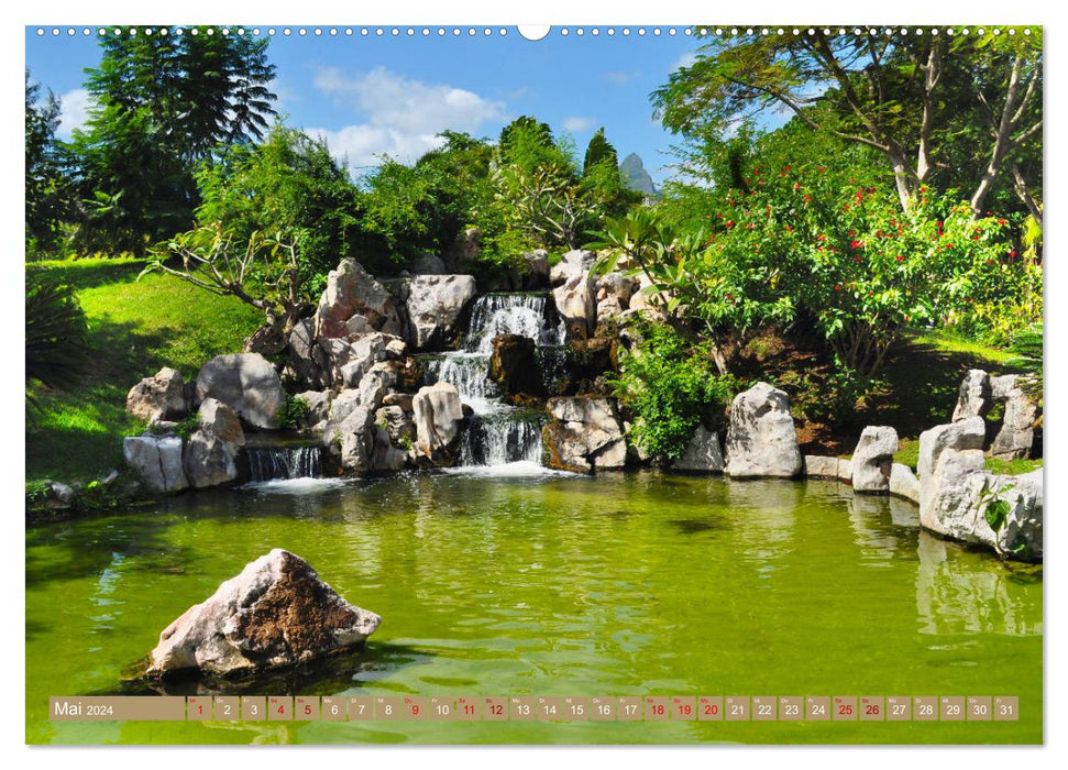 Erlebe mit mir das tropische Mauritius (CALVENDO Wandkalender 2024)