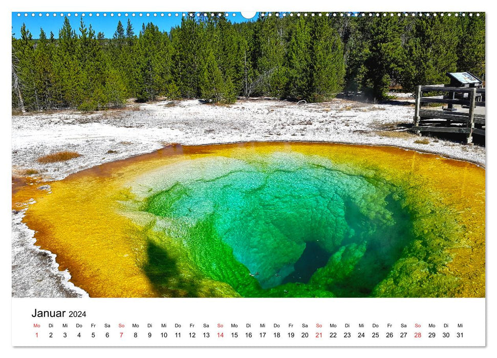 USA Nationalparks - Eine Reise durch die Vielfalt und Schönheit der Naturparks Nordamerikas (CALVENDO Wandkalender 2024)
