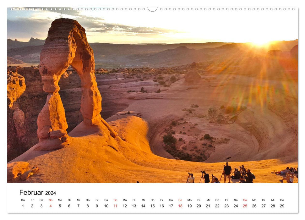 USA Nationalparks - Eine Reise durch die Vielfalt und Schönheit der Naturparks Nordamerikas (CALVENDO Wandkalender 2024)